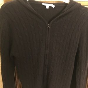 Black cashmere sweater